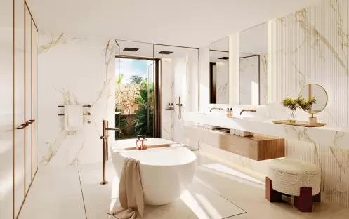 Three Bedroom Grand Residence Private Pool Garden View, Bathroom